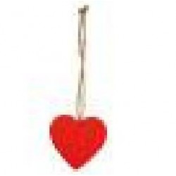 APPLICAZIONE CUORE LEGNO RED 2cm 24pz