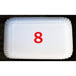 VASSOIO CARTONE BIANCO N°8 38x29 2 PEZZI