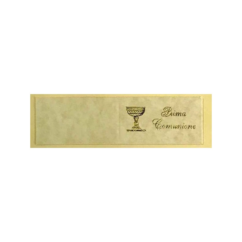 BIGLIETTI BOMBONIERA PRIMA COMUNIONE BEIGE 20pz 202