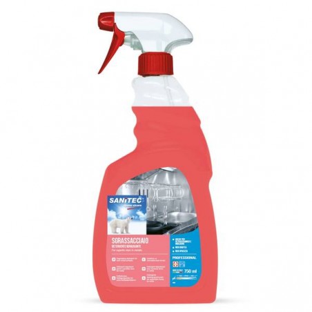 SGRASSACCIAIO INOX SN S6 DETERGENTE 750ml SANITEC