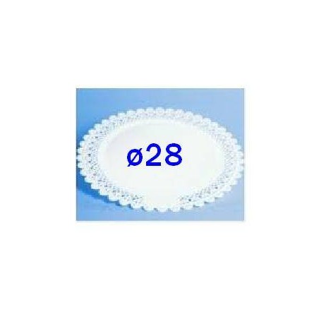 VASSOIO CARTONE ORO TONDO ø23 4 PEZZI