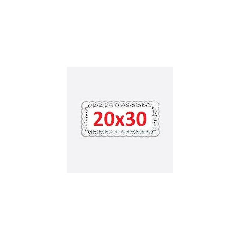 PIZZO PORCELLANATO RETTANGOLARE 20x30 10pz