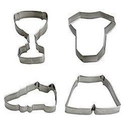 SET TAGLIABISCOTTI CALCIO 4pz