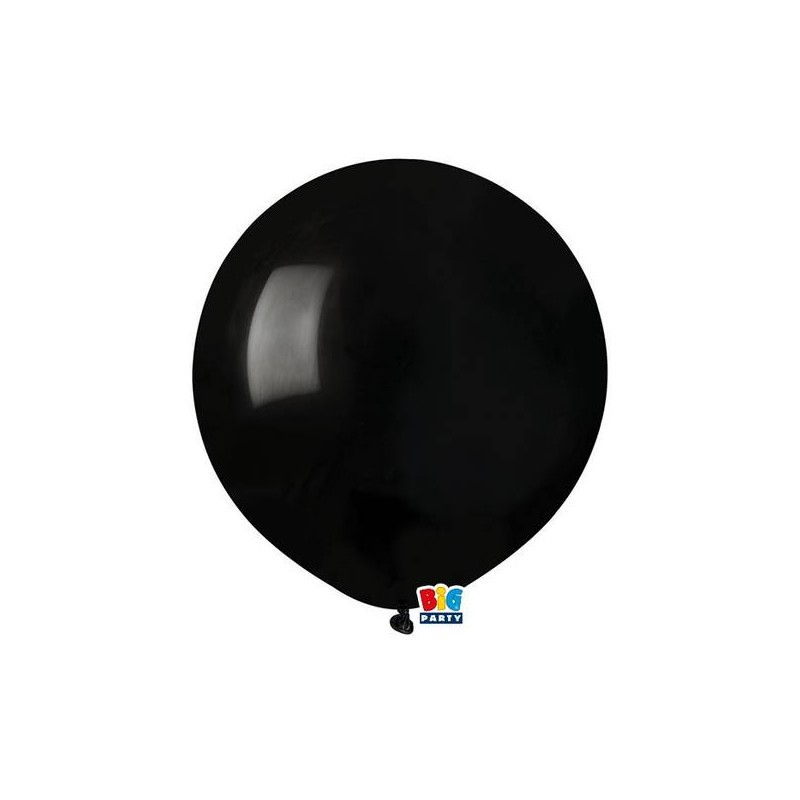PALLONCINI LATTICE 19'' 48cm NERO 25pz