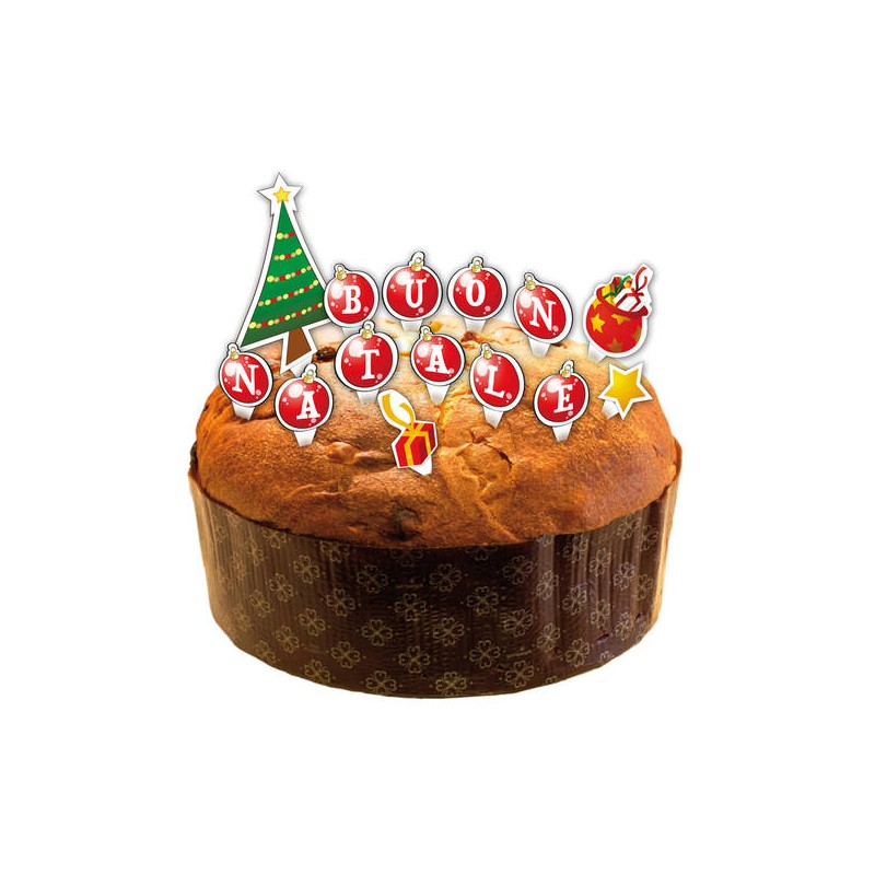 DECORAZIONI PER TORTA BUON NATALE