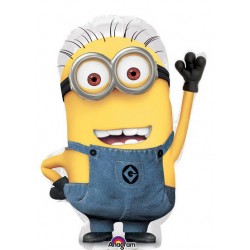 PALLONE MYLAR S/SHAPE MINIONS 63cm