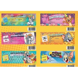 BLOCCHETTO INVITI TOM & JERRY