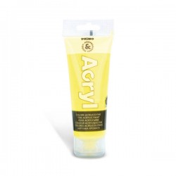 TUBETTO COLORE ACRILICO 75ml GIALLO FLUO 210 ACRYL PRIMO