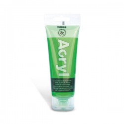 TUBETTO COLORE ACRILICO 75ml VERDE FLUO 610 ACRYL PRIMO
