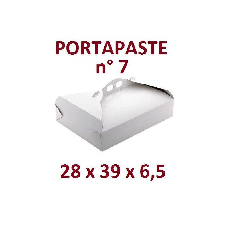 SCATOLA P.PASTE POLIT. N°7 28x39x6,5cm BIANCO RAMAGE