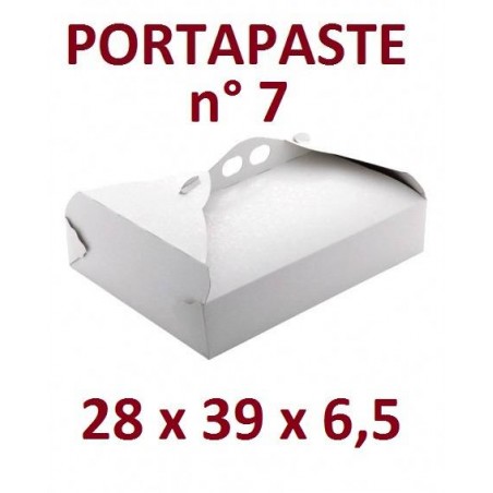 SCATOLA P.PASTE POLIT. N°7 28x39x6,5cm BIANCO RAMAGE