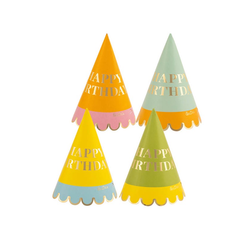 CAPPELLINO HAPPY BIRTHDAY SMERLO ORO 4pz