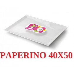 VASSOIO PAPERINO BIANCO 40x50cm