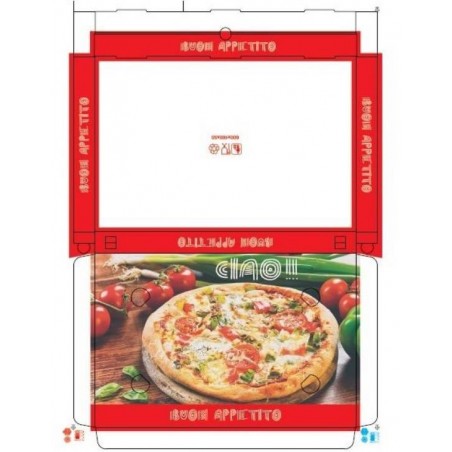 SCATOLE PIZZA 40 x 60 H5 v.v.v. MOD. AL TAGLIO 50pz