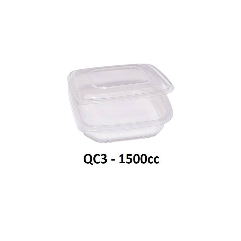 OVALINO CUKI PP 1500cc 50pz QC3 215x215x51mm (190x190mm INT)