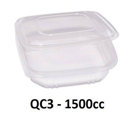 OVALINO CUKI PP 1500cc 50pz QC3 215x215x51mm (190x190mm INT)