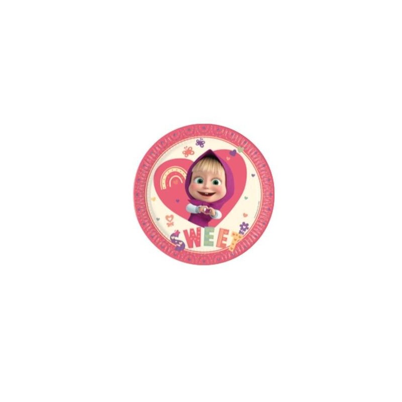 PIATTO ø23cm MASHA SWEET 8pz