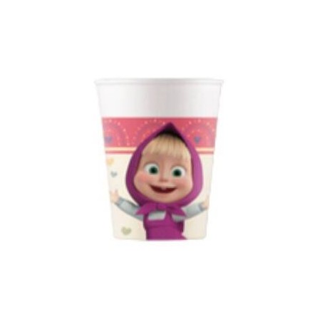 BICCHIERE CARTA 200ml MASHA SWEET 8pz