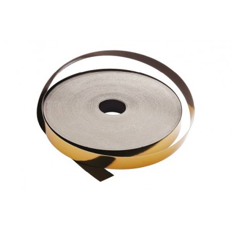 ROTOLO STRISCIA CARTONE ORO H.7cm 125mt