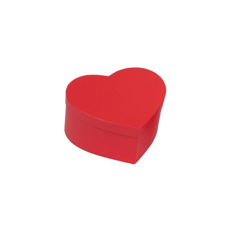 SCATOLA CUORE 9,5x7,5x6,5cm ROSSO