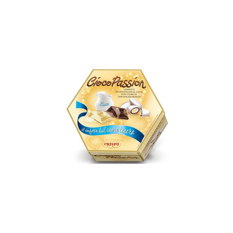 CONFETTI CIOCO PASSION LIETO EVENTO IMB. SING. BIANCO 500gr GUSTI ASSORTITI