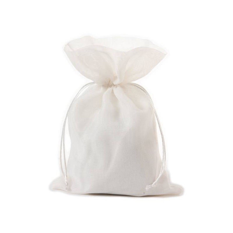 SACCHETTO DELICE 9x12cm BIANCO LATTE 10pz