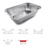 TEGLIA ALLUMINIO PRED. COP. 3 PRZ 100PZ R45L
