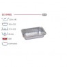 TEGLIA ALLUMINIO PRED. COP. 3 PRZ 100PZ R45L