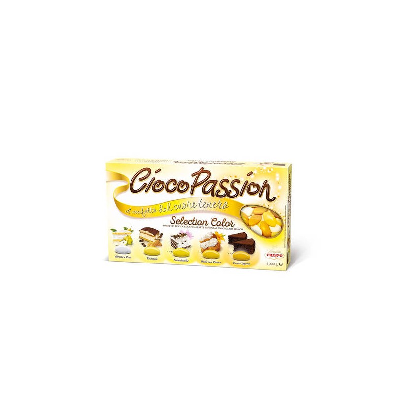 CONFETTI CIOCOPASSION SELECTION COLOR GIALLI 5 GUSTI 1kg