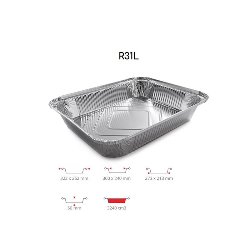 TEGLIA ALLUMINIO PRED. COP. 8 PRZ R31L 50pz CONTITAL