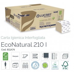 IGIENICA INTERFOGLIATA ECO NATURAL 210 8400fg (40x210)