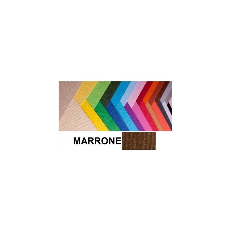 CARTONCINO BRISTOL 50x70cm 200gr MARRONE FABRIANO
