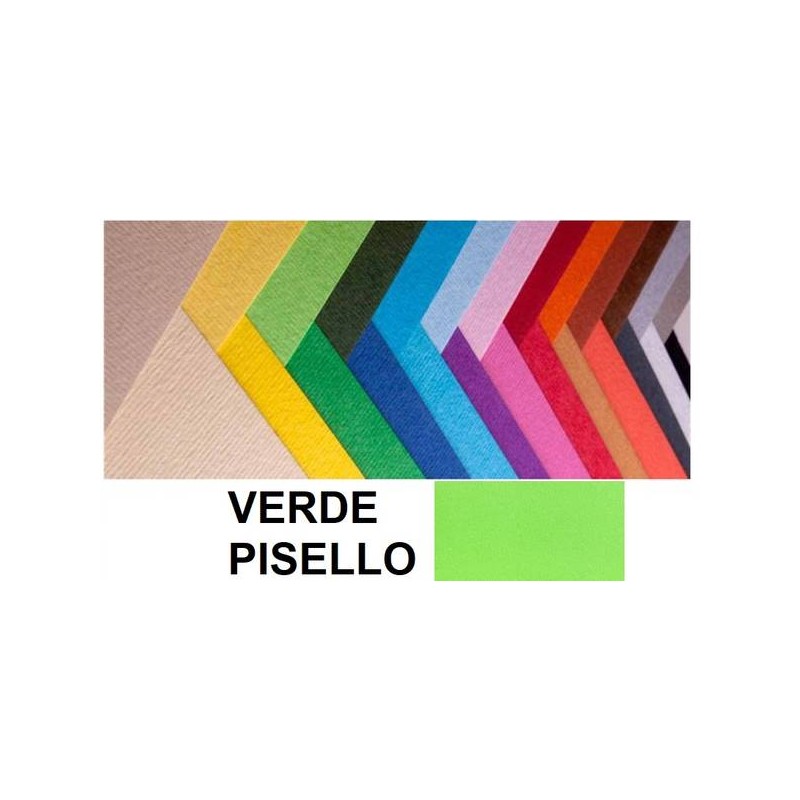 CARTONCINO BRISTOL 50x70cm 200gr VERDE PISELLO FABRIANO