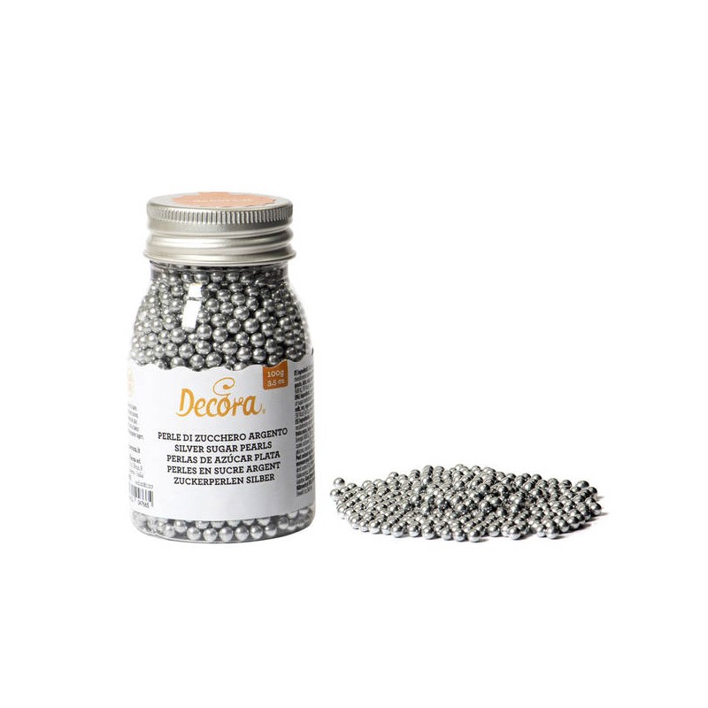 PERLE DI ZUCCHERO 100gr ARGENTO