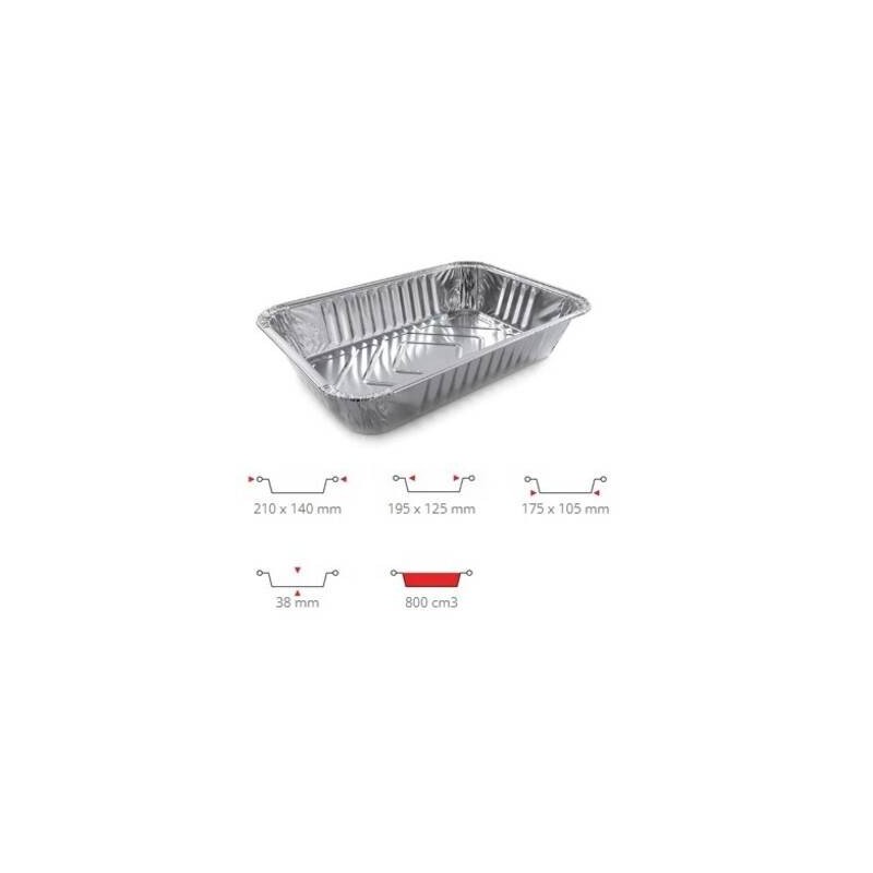 TEGLIA ALLUMINIO 2/3 PRZ 100pz R1G CONTITAL