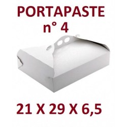 SCATOLA P.PASTE POLIT. N°4 21x29x6,5cm BIANCO RAMAGE