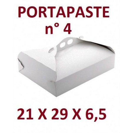 SCATOLA P.PASTE POLIT. N°4 21x29x6,5cm BIANCO RAMAGE