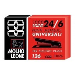 PUNTI CUCITRICE N°126 MOLHO LEONE 2x1000pz