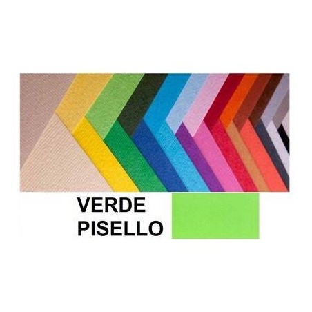 CARTONCINO BRISTOL 70x100cm 200gr VERDE PISELLO FABRIANO