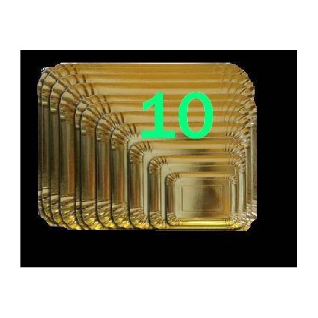 VASSOIO CARTONE ORO N°10 52x36 2 PEZZI