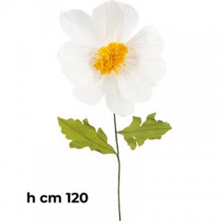 FIORE MARGHERITA IN CARTA C/STELO H.65cm