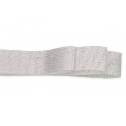 NASTRO COTONE PERLA mm25x25mt BIANCO BAR