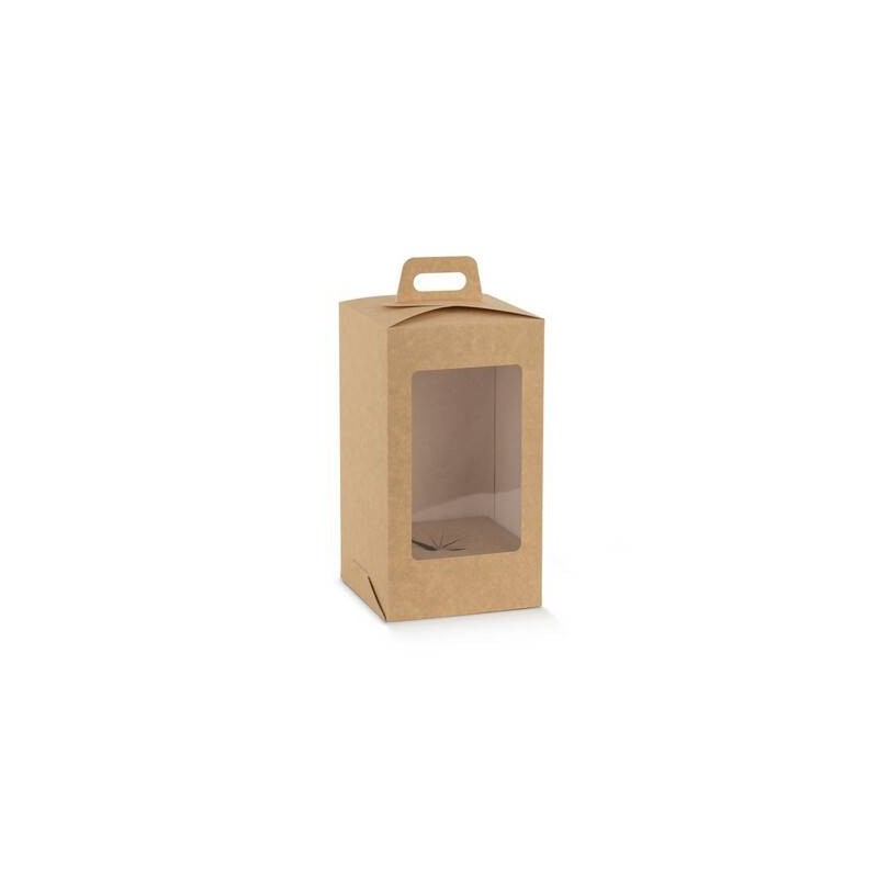 SCATOLA GOLOSA UOVO AVANA 21x21x36,5cm C/FONDINO E MANIGLIA 10pz