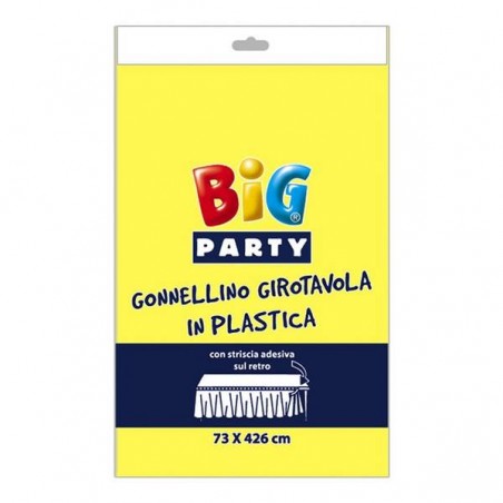 GONNA TAVOLO GIALLA TABLESKIRT 73x426cm