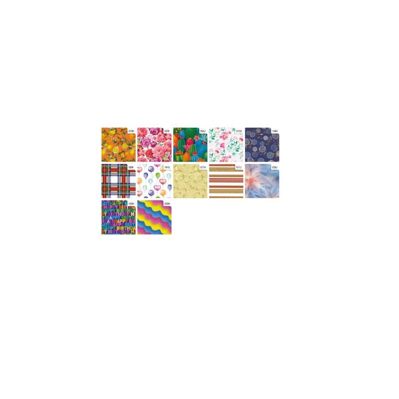 CARTA REGALO ROTOLO RASO 1x3mt  ASS.TI