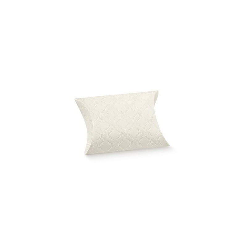 SCATOLA BUSTA 7x7x2,5cm MATELASSE' BIANCA 10pz