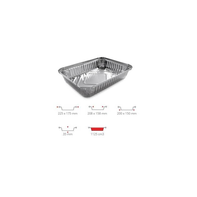 TEGLIA ALLUMINIO PRED. COP. 4 PRZ 100PZ R29L CONTITAL