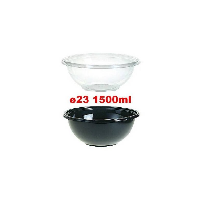 INSALATIERA PET TRASPARENTE DIAM.23 LT.1,5