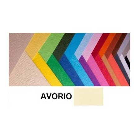 CARTONCINO BRISTOL 50x70cm 200gr AVORIO FABRIANO