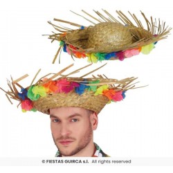 CAPPELLO PAGLIA C/FIORI
